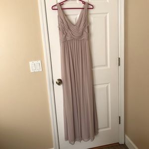 Bridesmaids dress SIZE 6 color/biscotti